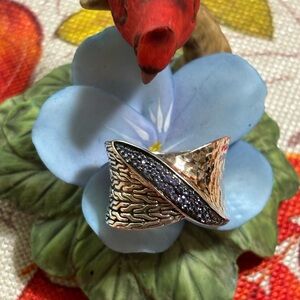 JAI John Hardy Classic Sterling Silver Sapphire Ring size 8